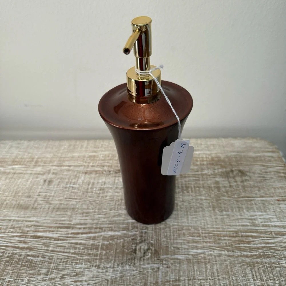 SKL Terracotta Soap Dispenser, New, 9”